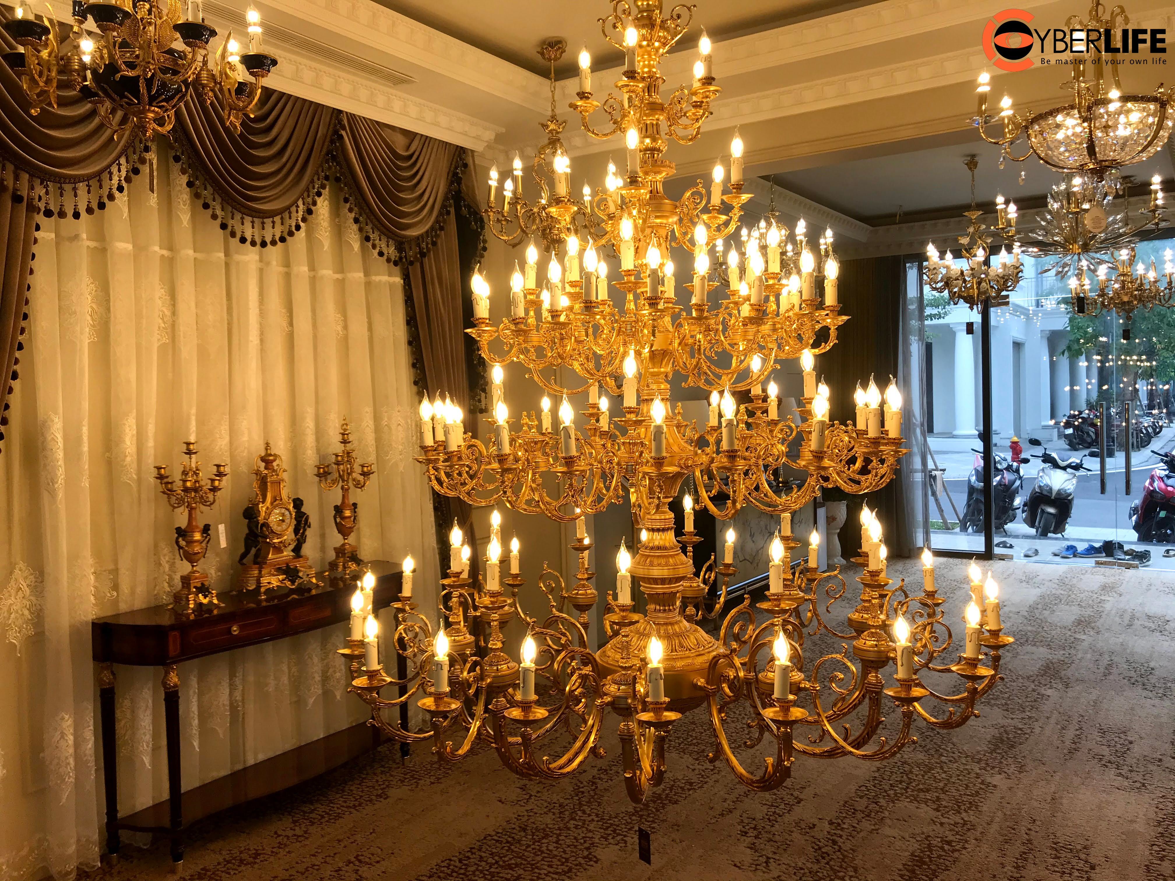 Showroom đèn trang trí cao cấp Lavish – nhà thông minh Lumi 